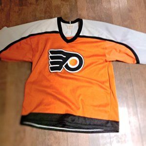 Philadelphia Flyers hockey orange  jersey vintage 14-16 youth unisex Mightymac